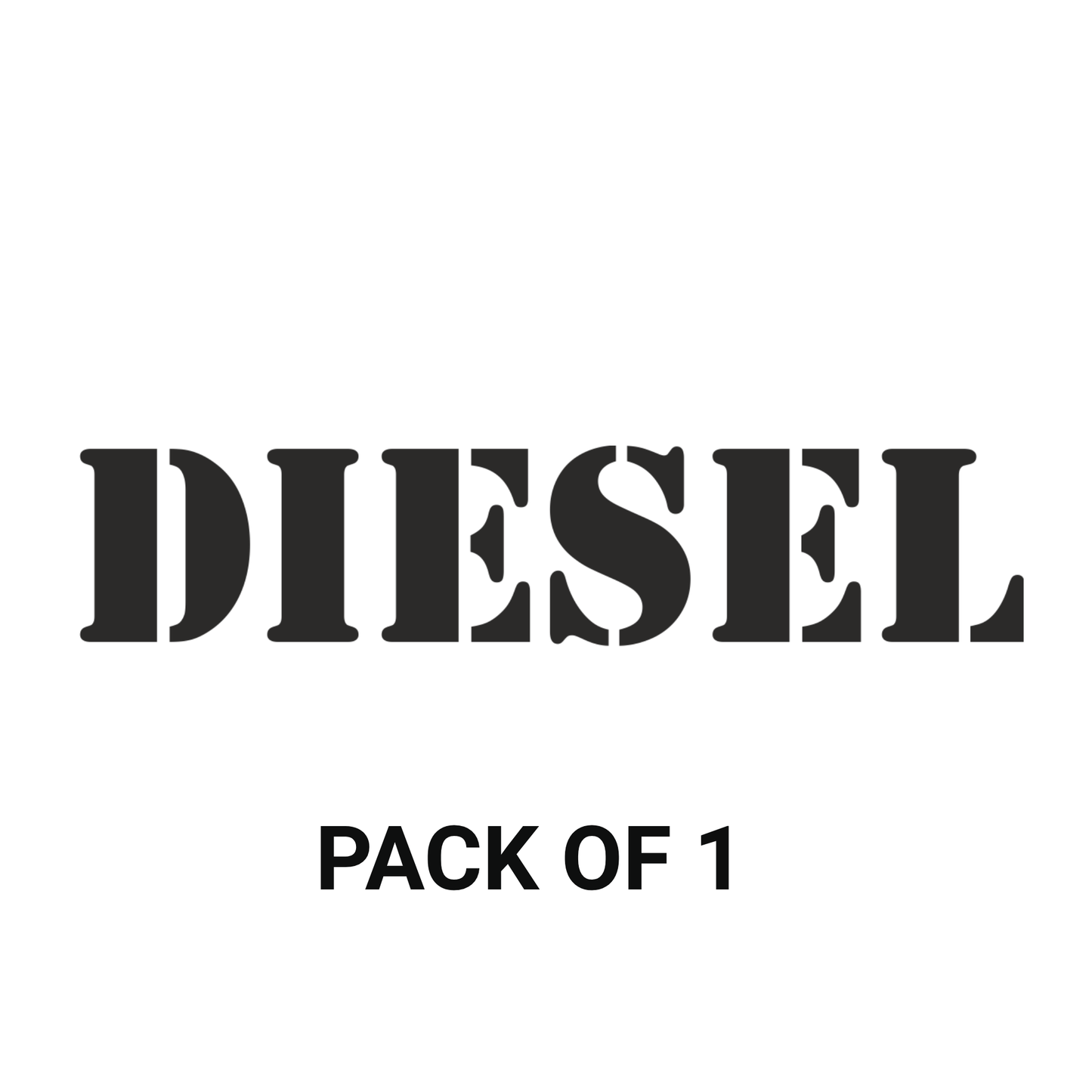 Smeeps DIESEL Text Sticker – 10 x 2 cm Bold Black Vinyl Decal | Fuel Indicator Label | Car Truck Sticker | Waterproof & UV-Resistant Design