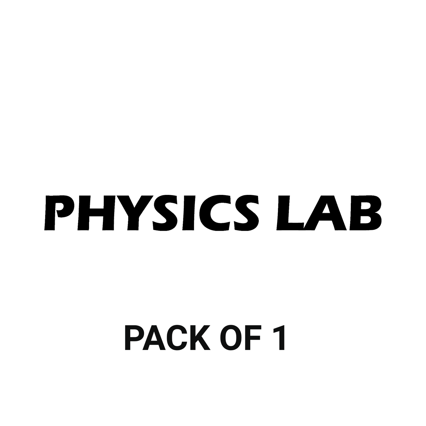 Smeeps Physics Lab Sticker – 28.3 cm x 3 cm Classroom Door Label | School Laboratory Vinyl Decal | Waterproof & Durable