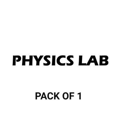 Smeeps Physics Lab Sticker – 28.3 cm x 3 cm Classroom Door Label | School Laboratory Vinyl Decal | Waterproof & Durable