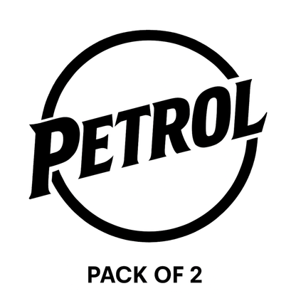 Smeeps PETROL Sticker – 7.62 x 8.2 cm Car & Bike Fuel Type Vinyl Decal | Bold Circle Logo Design | Waterproof & Durable Label